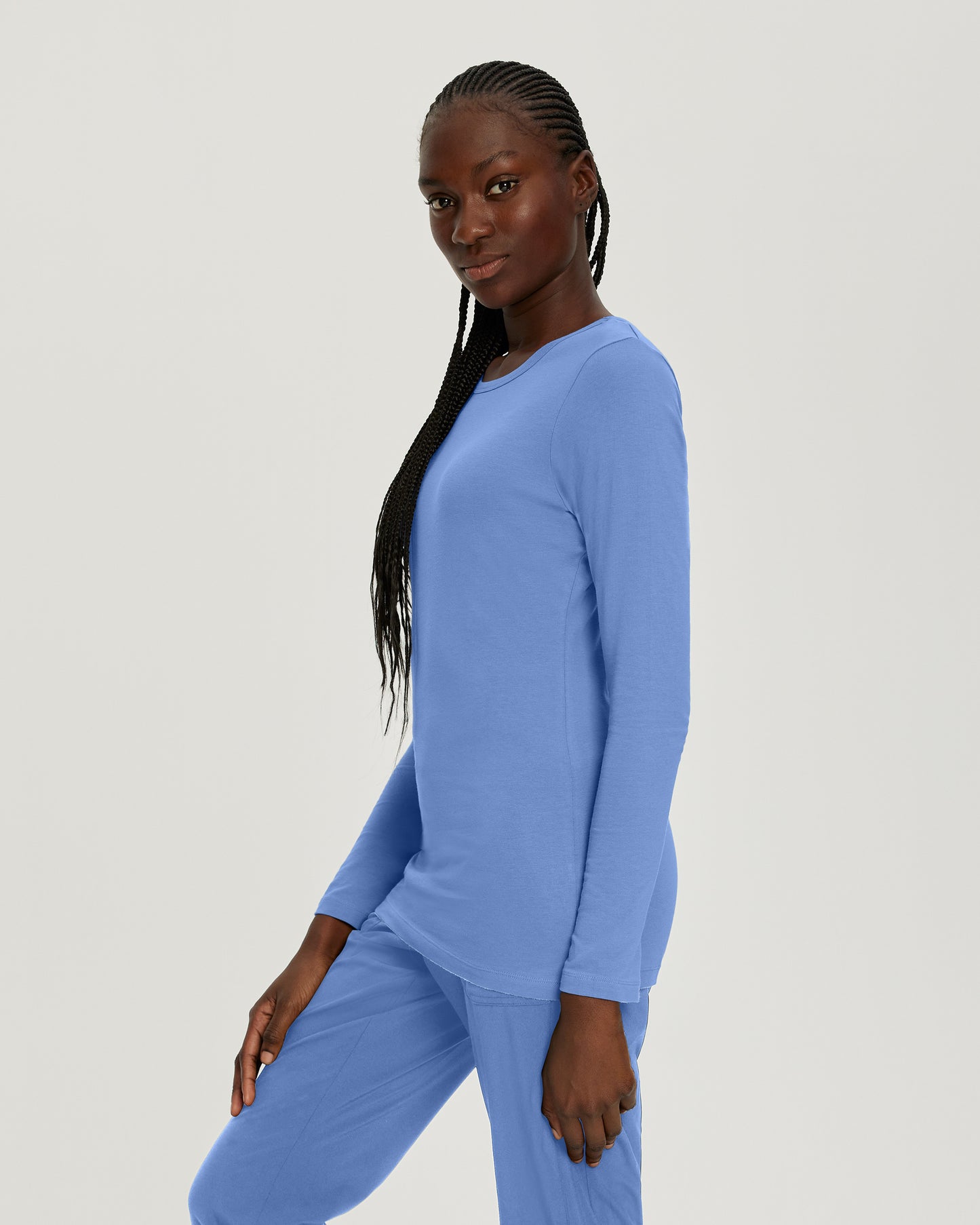 Core Program 205 Women's Long Sleeve Tee Ceil Blue Image