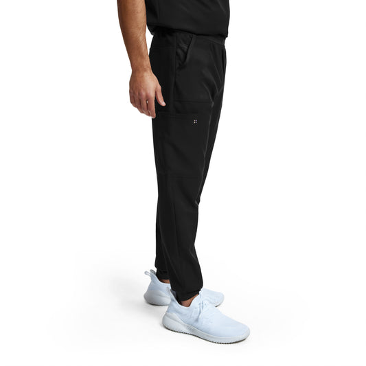 VIBE WB431 Men's Jogger Scrub Pants Black Image