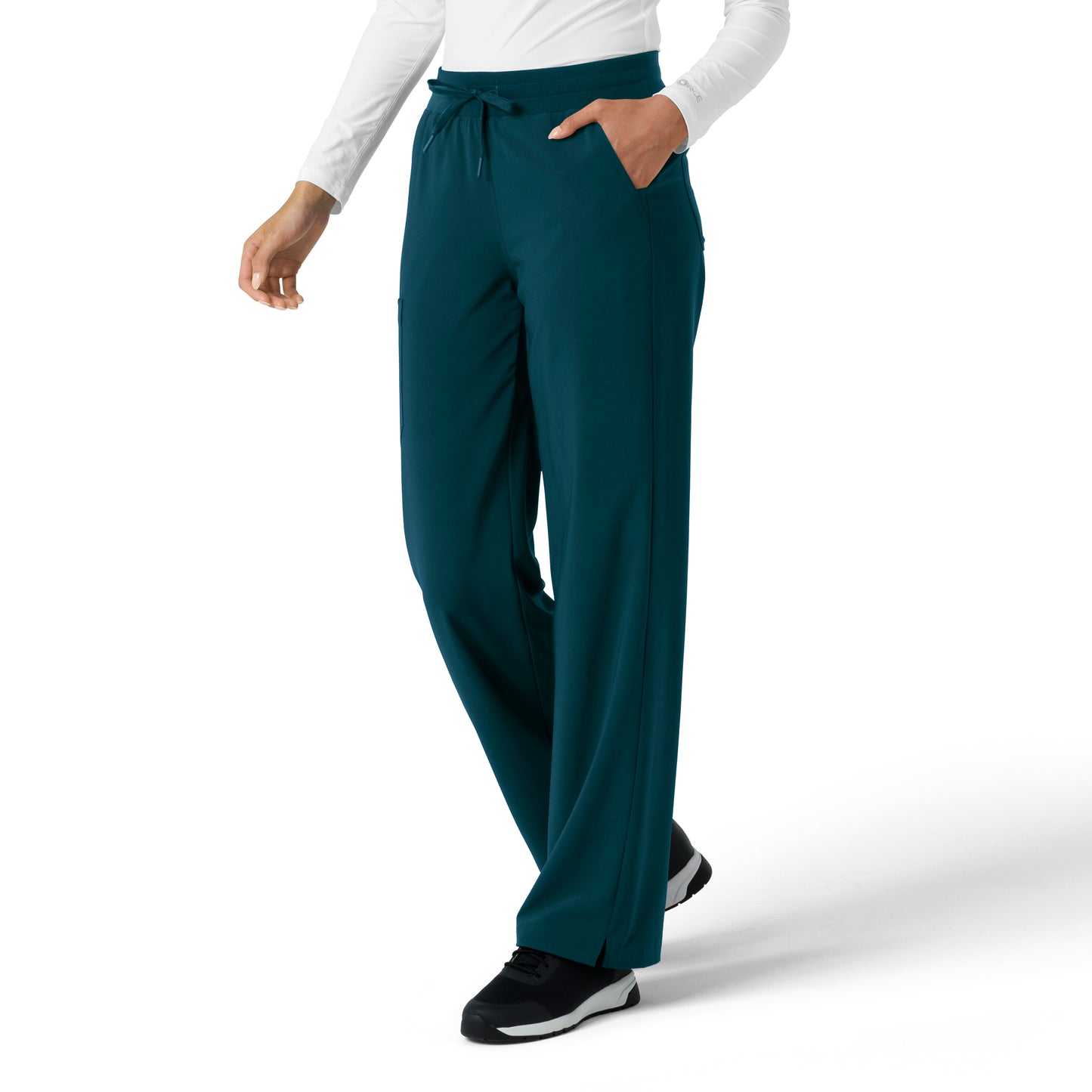 Force Cross-Flex C53310 Boot Cut Scrub Pants Caribbean Model Image Right Side | Carhartt