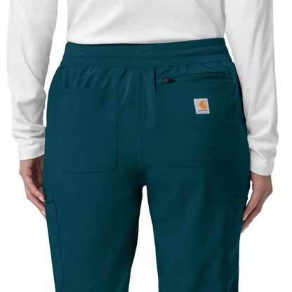 Force Cross-Flex C53110 Cargo Jogger Scrub Pants Caribbean Model Image Alternate | Carhartt