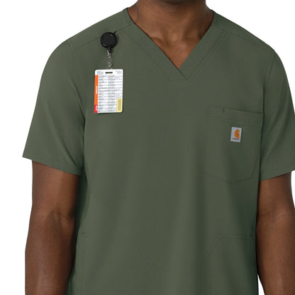 Force Cross-Flex C16410 Men's V-Neck Scrub Top Olive