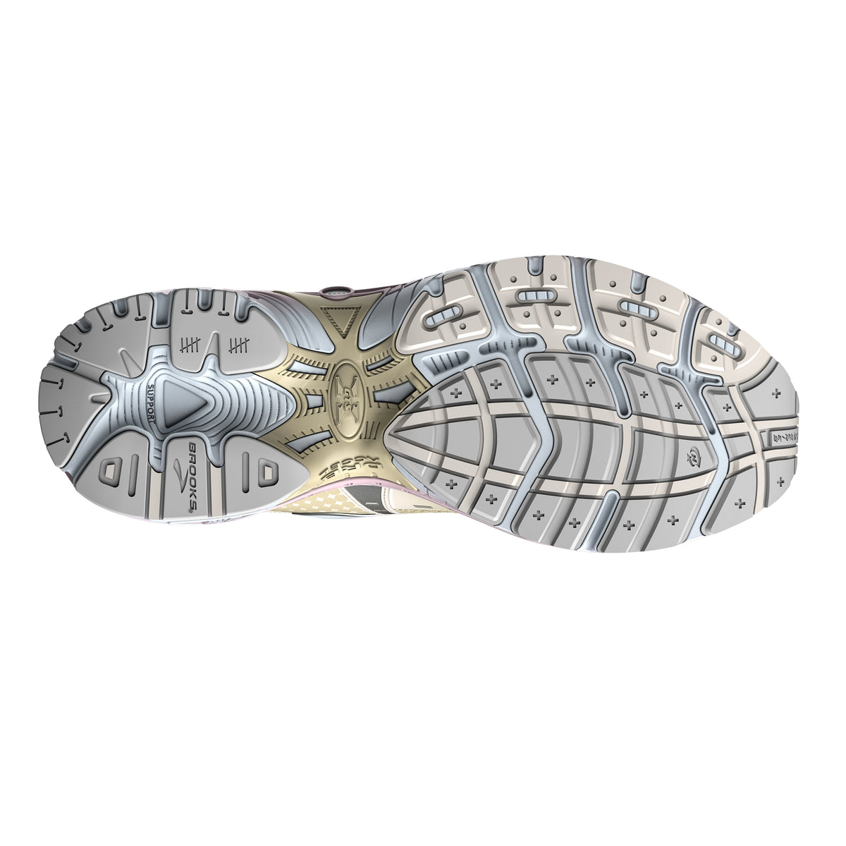 Brooks Adrenaline GTS 10 OysterWhite/Eggnog/Silver