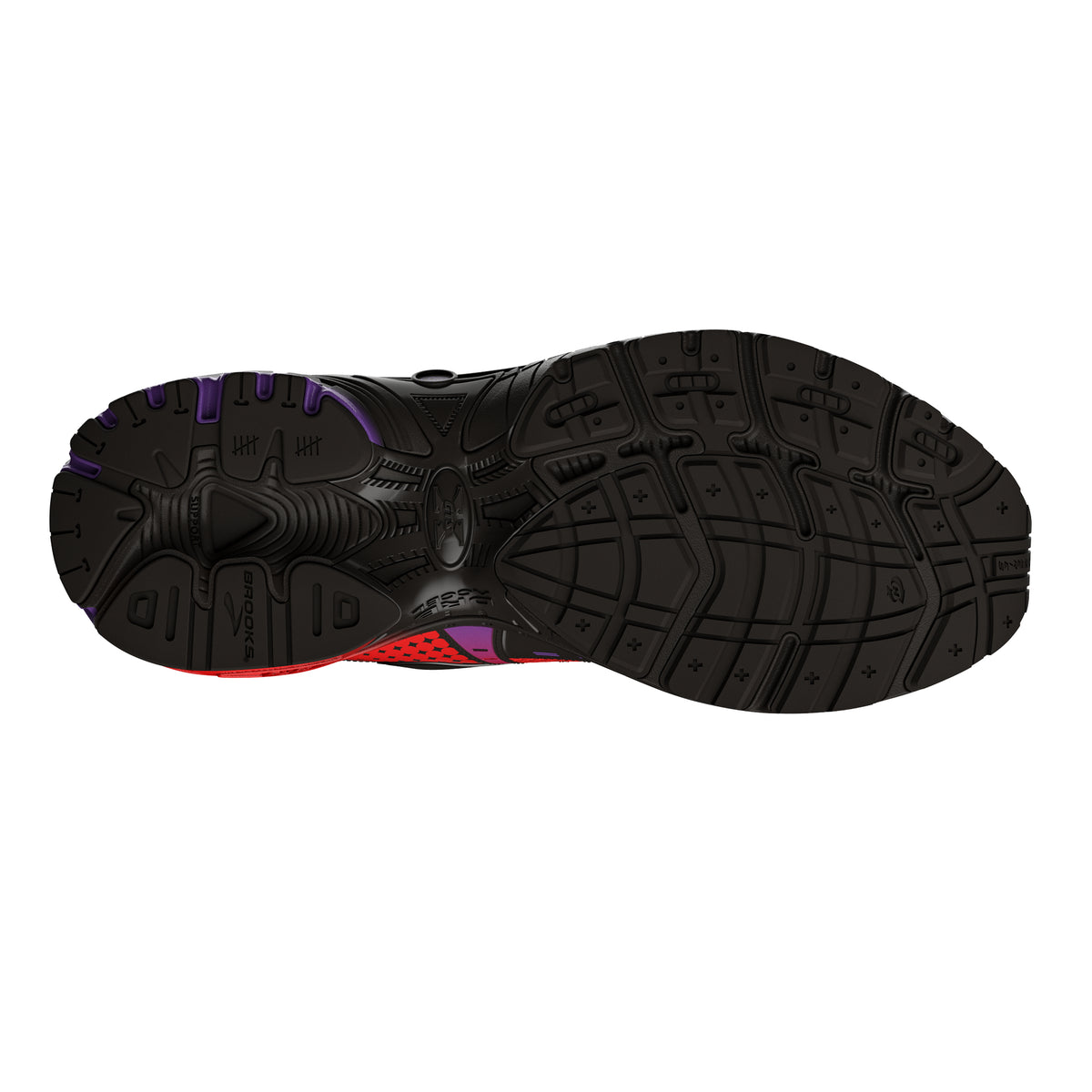 Brooks Adrenaline GTS 10 FlameScarlet/Black/Purple