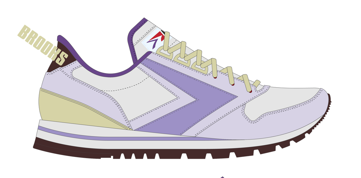 Brooks Chariot Lavender/Beechnut/Chocolate