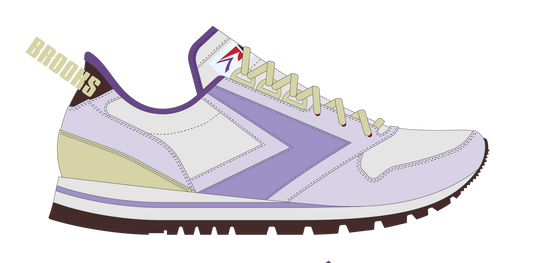 Brooks Chariot Lavender/Beechnut/Chocolate