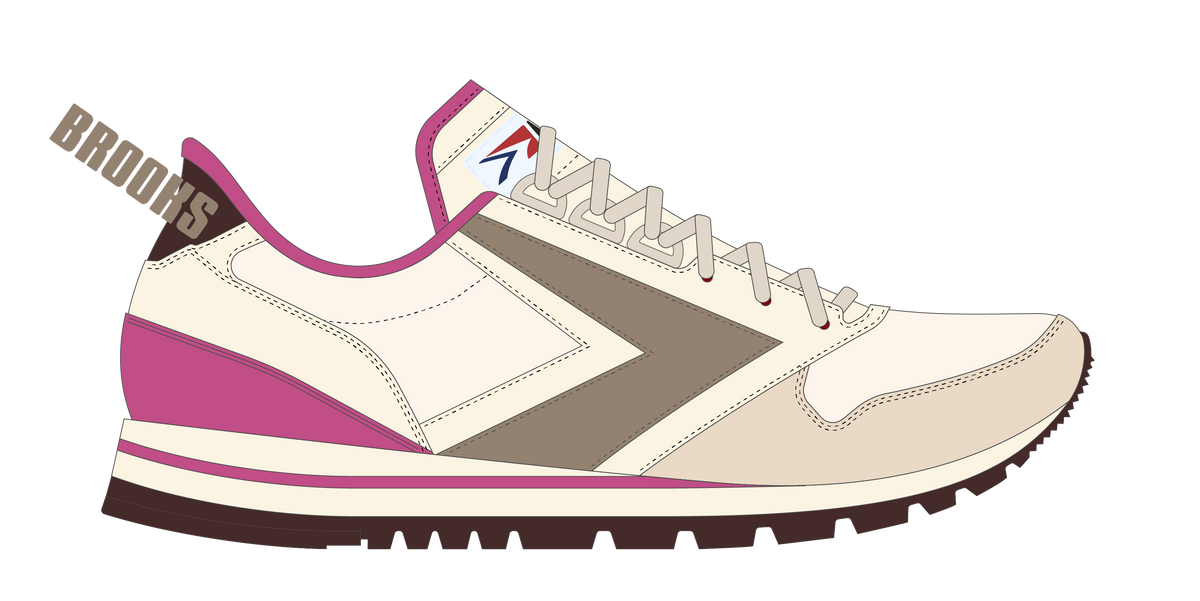 Brooks Chariot Eggnog/Teak/LilacRose