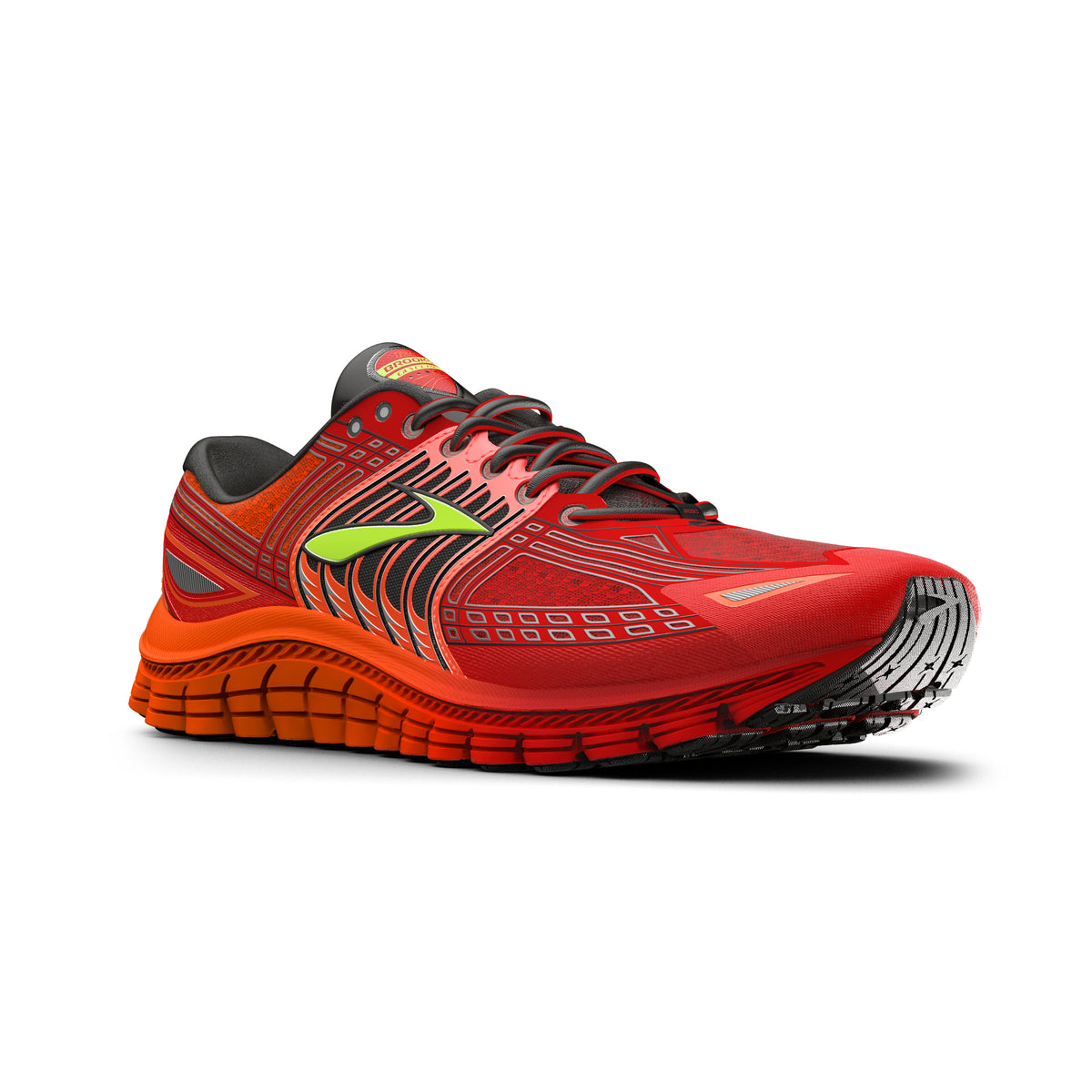 Brooks Glycerin 12 FlameScarlet/Orange/Green