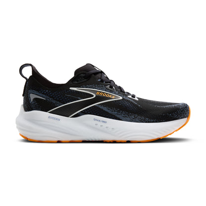 Brooks Men's Glycerin 22 Black/Country Blue/Orange Pop