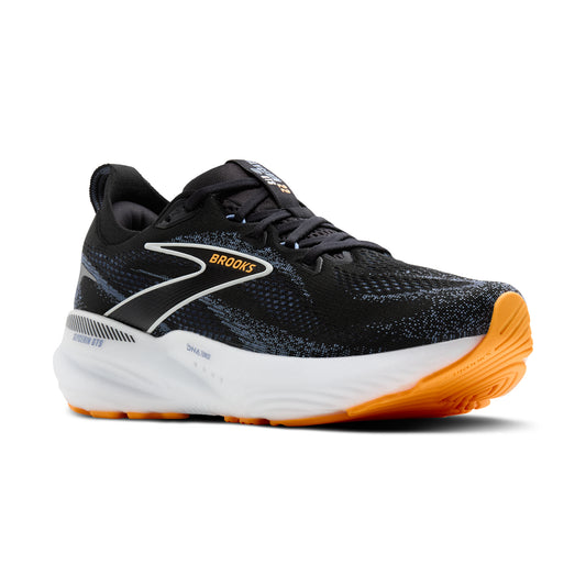 Brooks Men's Glycerin GTS 22 Black/Country Blue/Orange Pop