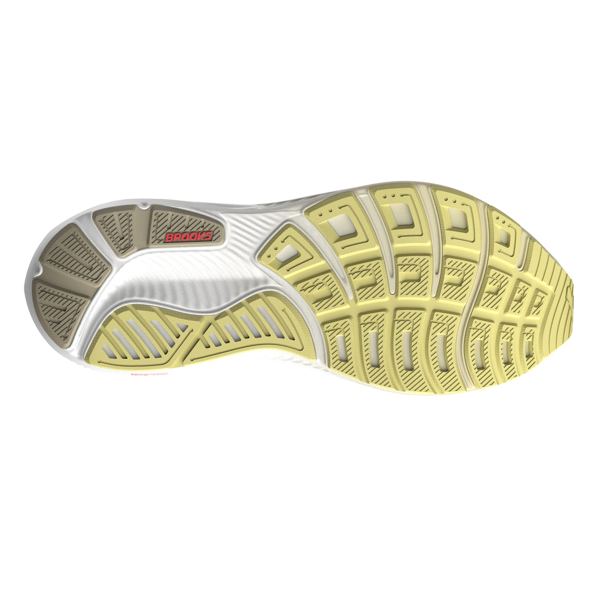 Brooks Men's Ghost 18 Tofu/Eucalyptus/Lemonade