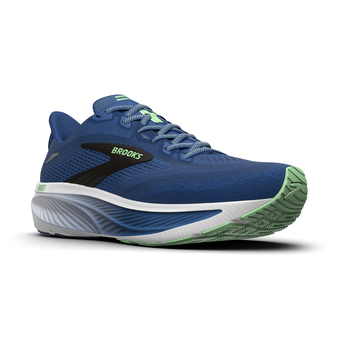Brooks Men's Ghost 18 Marlin/PatinaGreen/Black