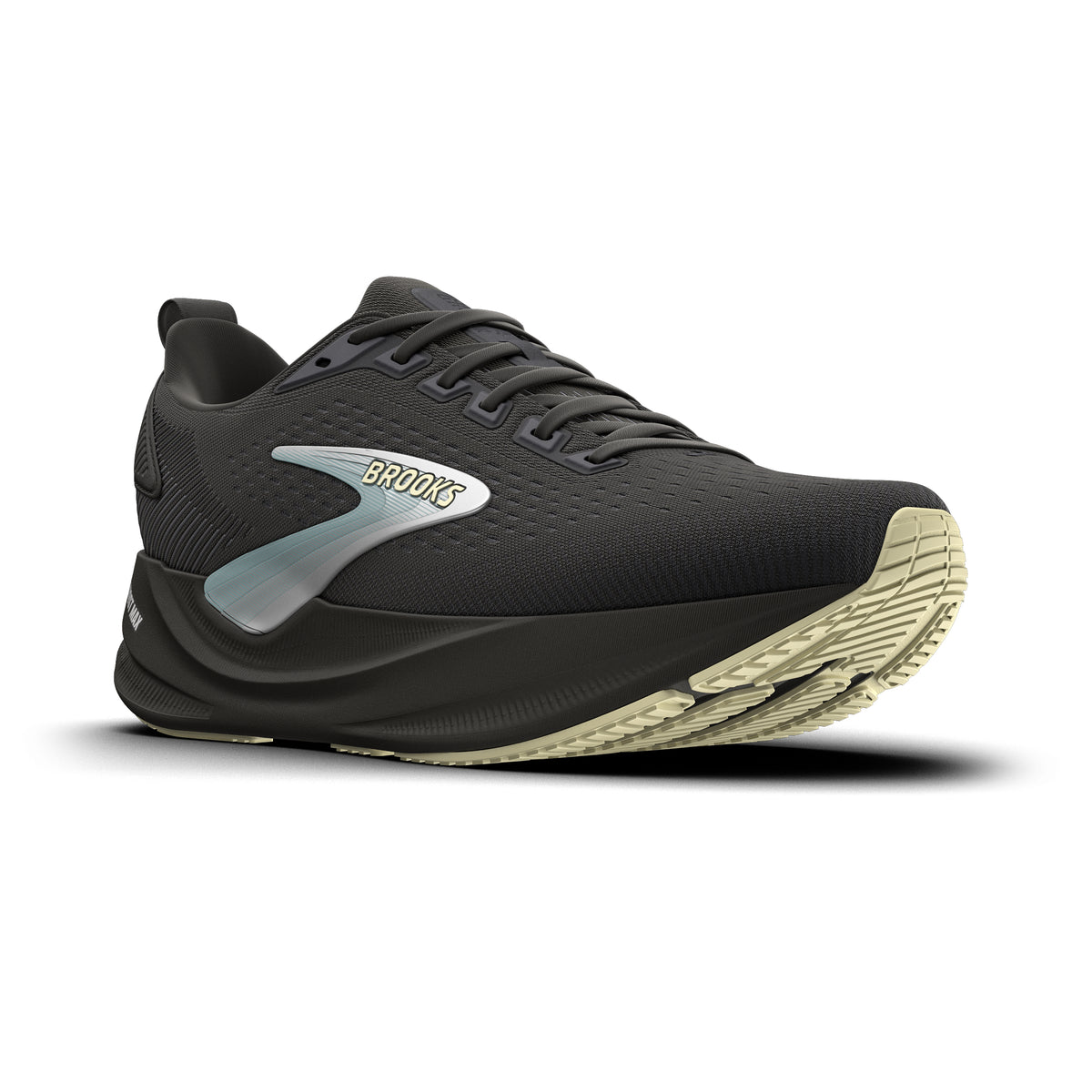 Brooks Men's Ghost Max 4 Black/CharcoalArt/Yellow
