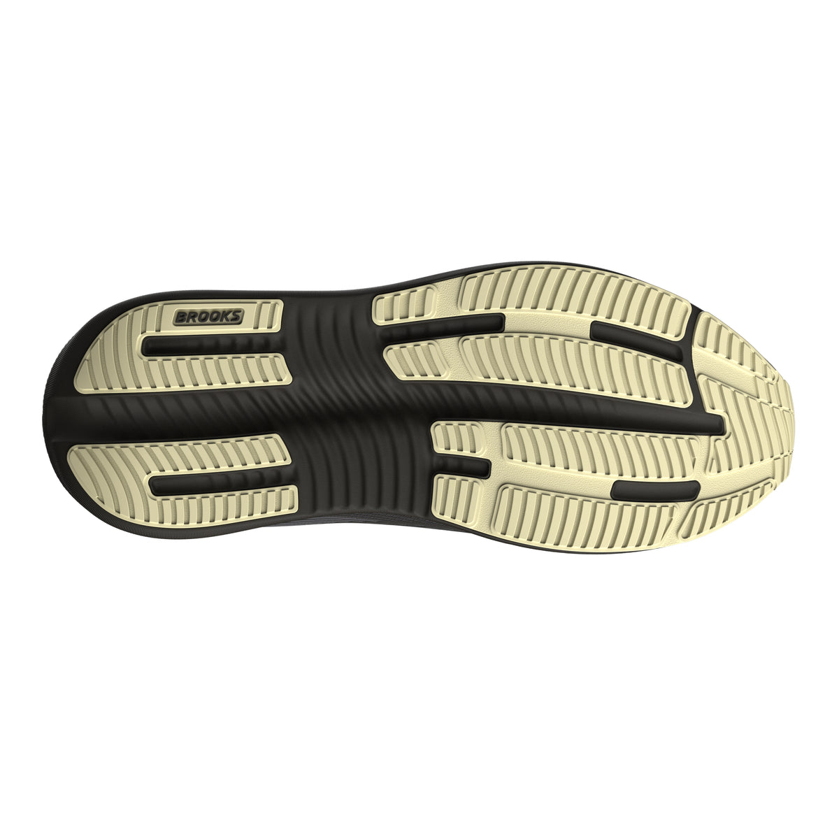 Brooks Men's Ghost Max 4 Black/CharcoalArt/Yellow