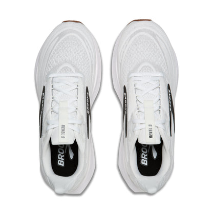 Brooks Men's Revel 9 White/Grey/Black