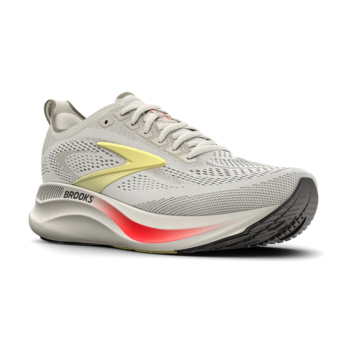 Brooks Men's Adrenaline GTS 26 Tofu/Lemonade/FieryCoral