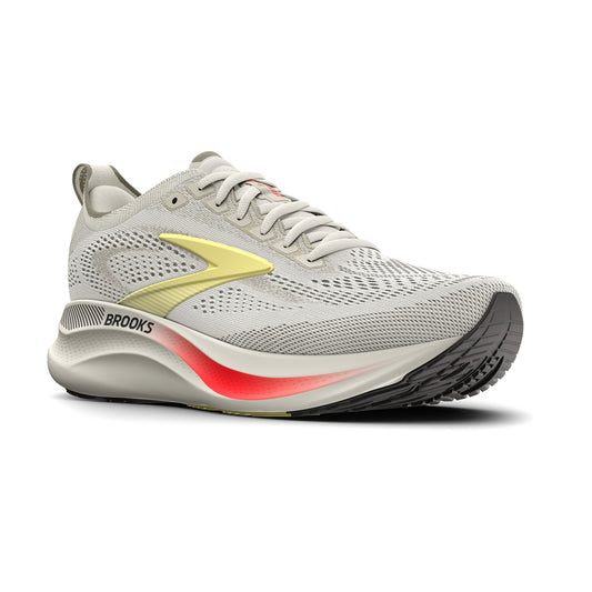 Brooks Men's Adrenaline GTS 26 Tofu/Lemonade/FieryCoral
