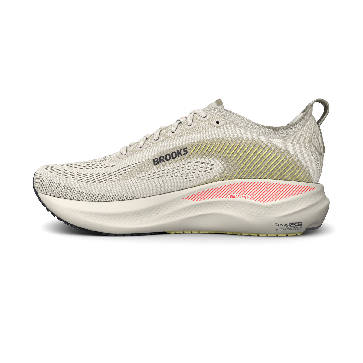 Brooks Men's Adrenaline GTS 26 Tofu/Lemonade/FieryCoral