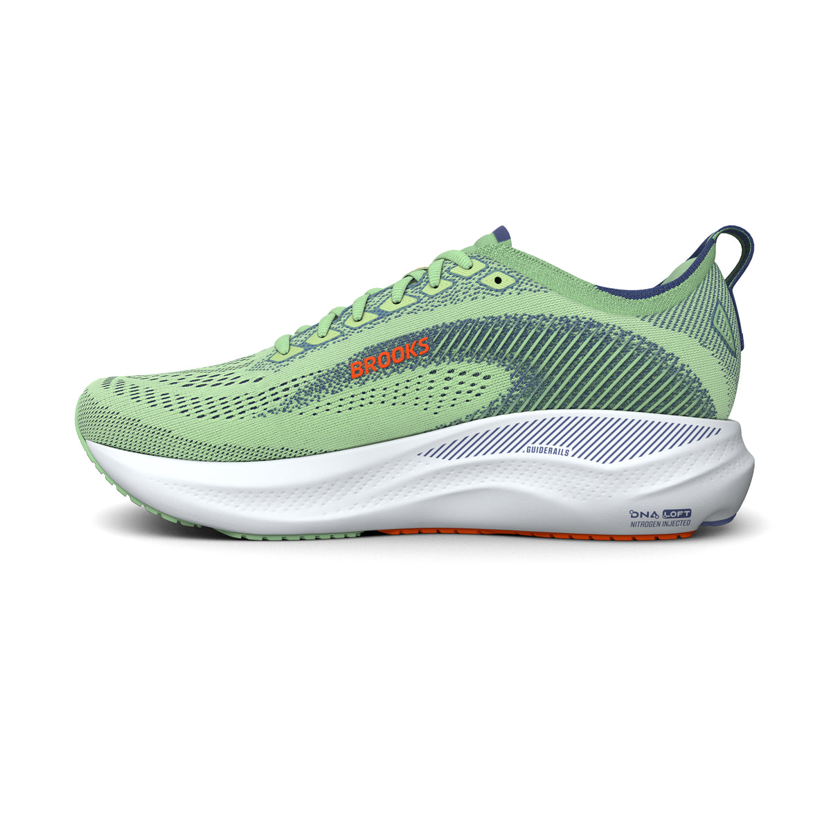 Brooks Men's Adrenaline GTS 26 Green/Marlin/RedOrange