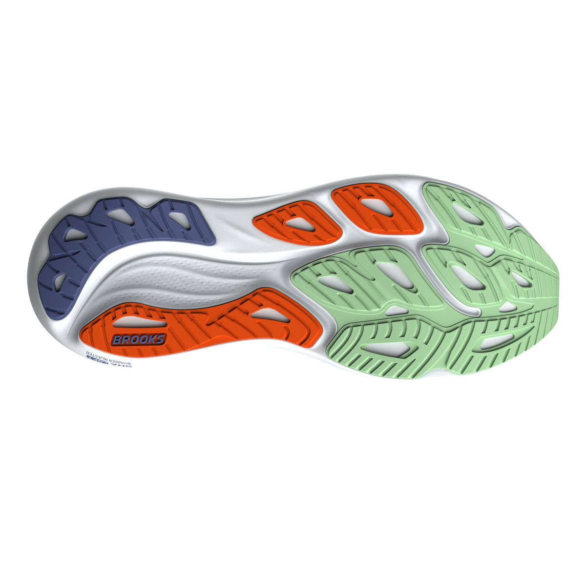 Brooks Men's Adrenaline GTS 26 Green/Marlin/RedOrange