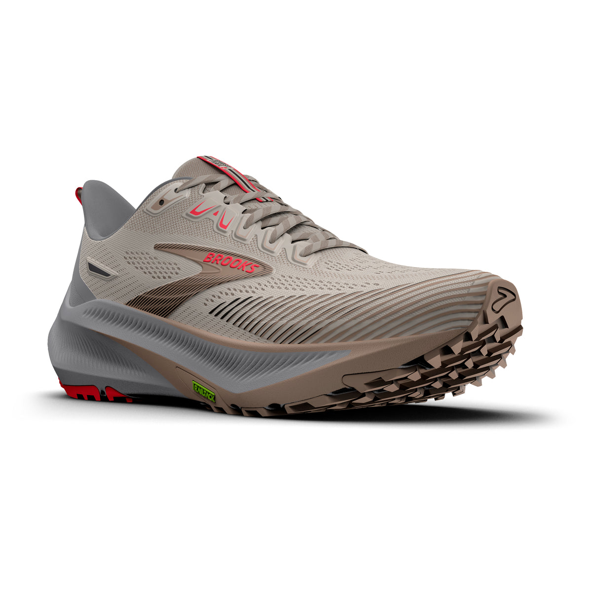 Brooks Men's Ghost Trail 2 Silver/Stucco/Spark
