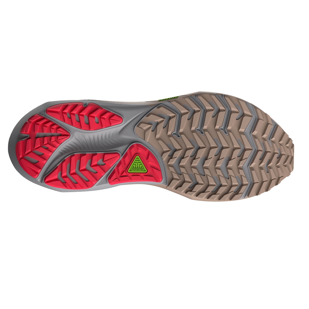 Brooks Men's Ghost Trail 2 Silver/Stucco/Spark