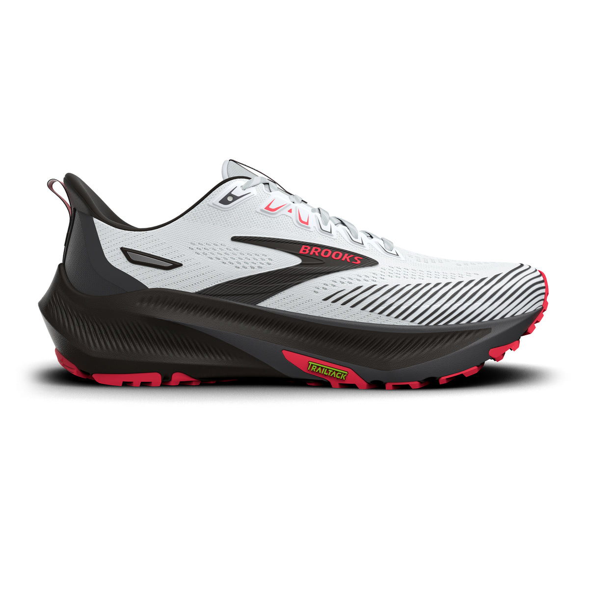 Brooks Men's Ghost Trail 2 White/Blue/BlackOyster
