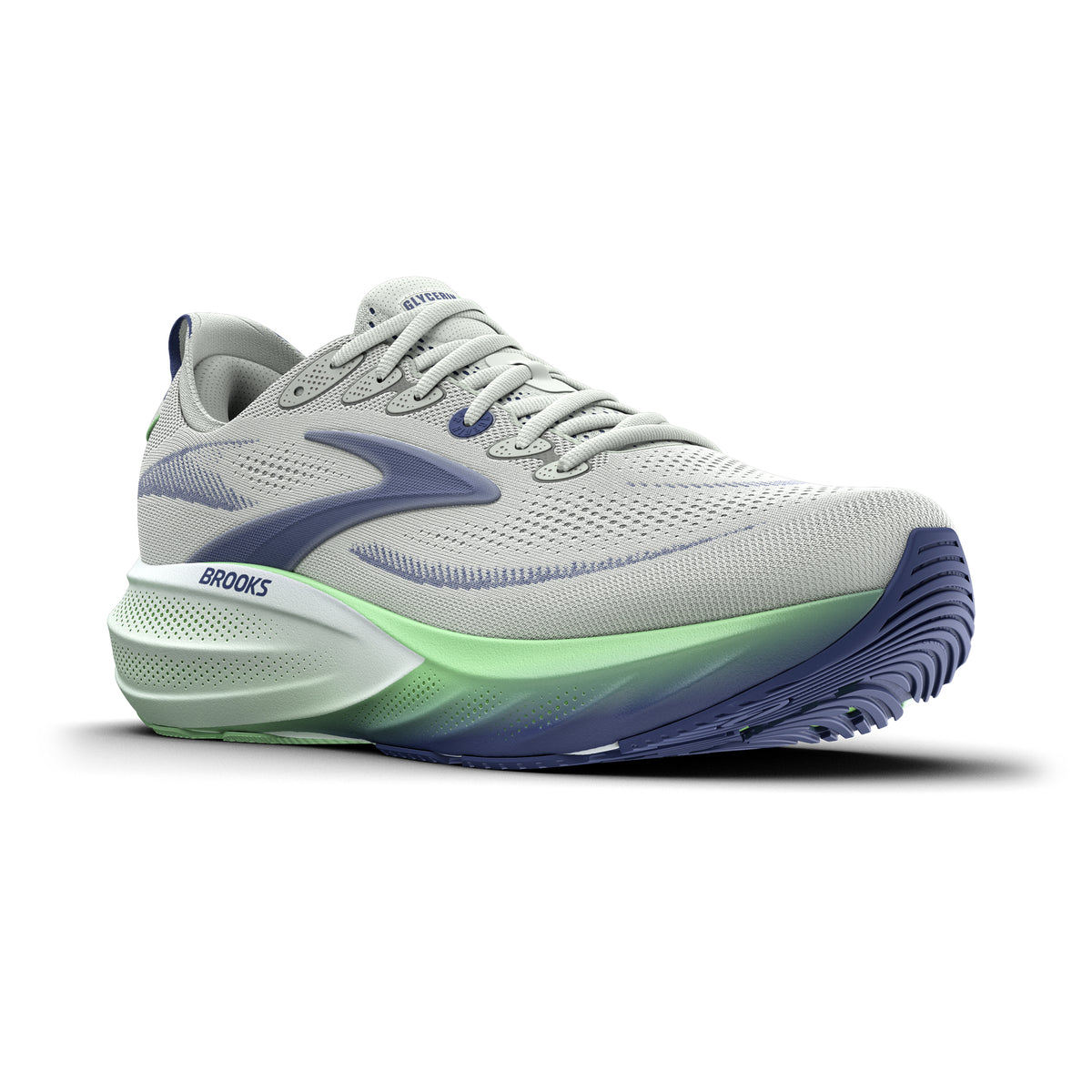 Brooks Men's Glycerin 24 Grey/Marlin/Green