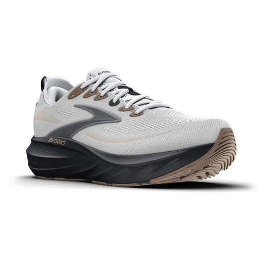 Brooks Men's Glycerin 24 White/Stucco/Ebony