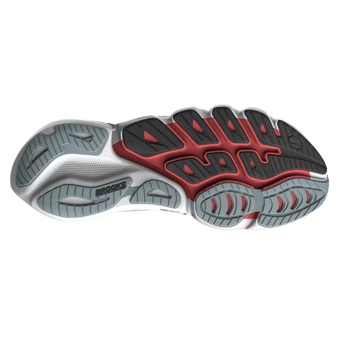 Brooks Men's Glycerin Flex 2 Blanc/Slate/FieryCoral