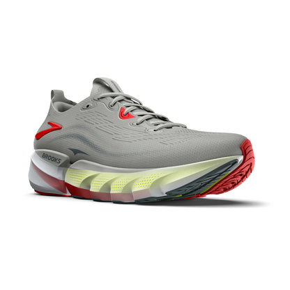 Brooks Men's Glycerin Flex 2 Oyster/Primer/FieryCoral