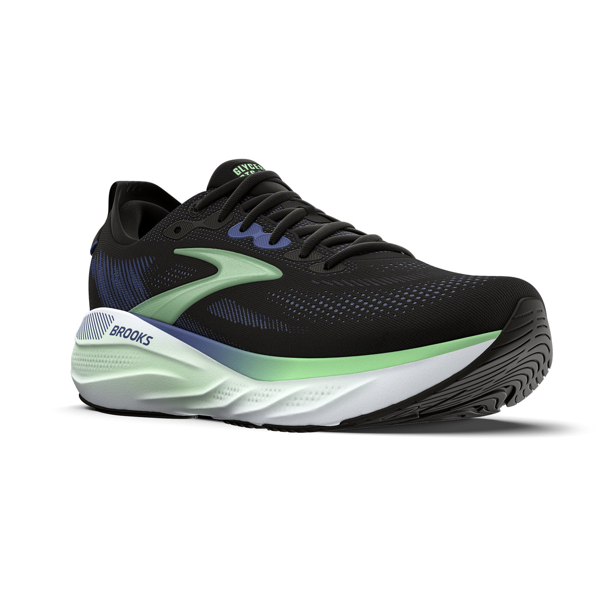 Brooks Men's Glycerin GTS 24 Black/Marlin/Green