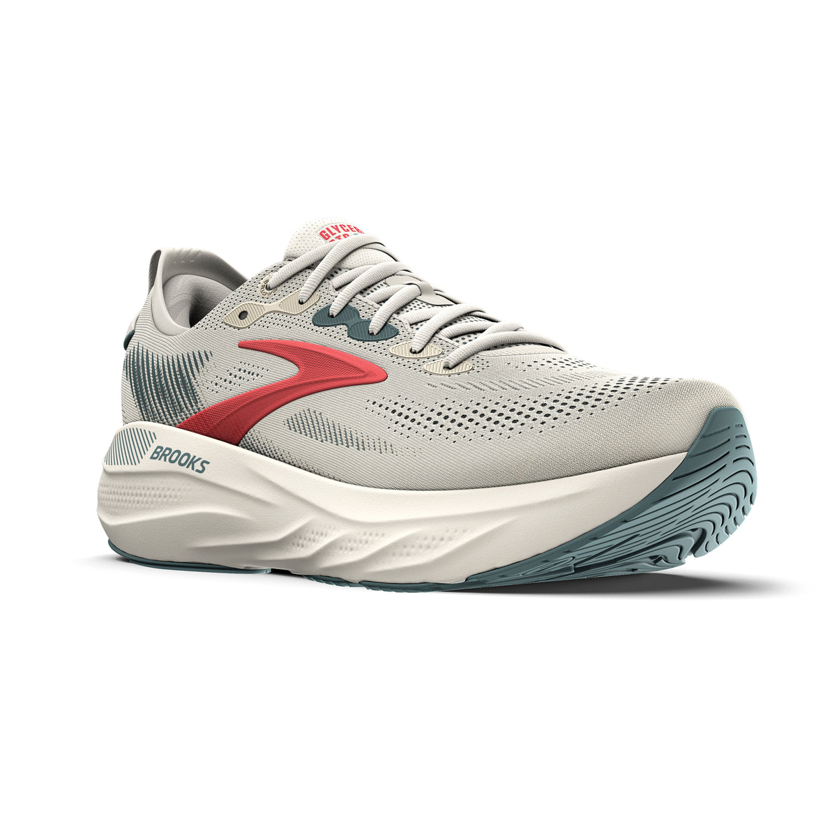 Brooks Men's Glycerin GTS 24 Tofu/Slate/Coral