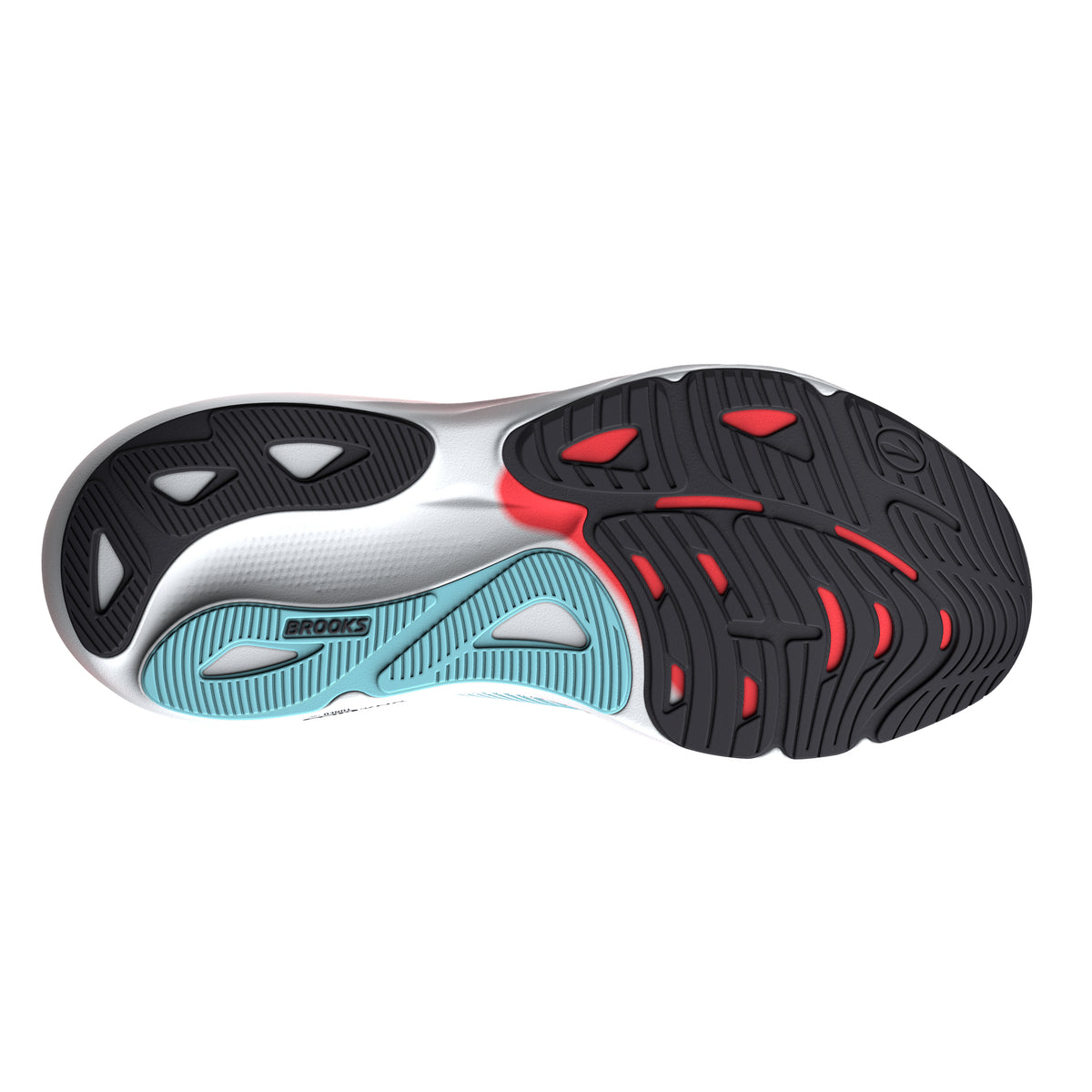 Brooks Men's Glycerin GTS 24 TechnoBlue/Charcoal/Coral