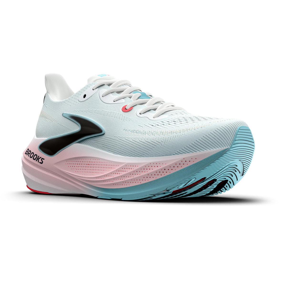 Brooks Men's Glycerin Max 3 Blanc/TechnoBlue/Charcoal