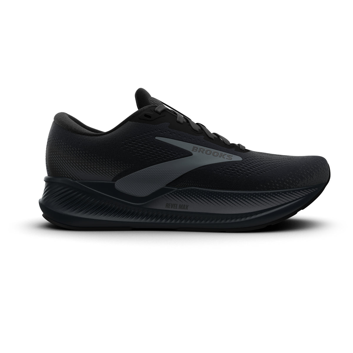 Brooks Men's Revel Max 2 Black/Black/Ebony