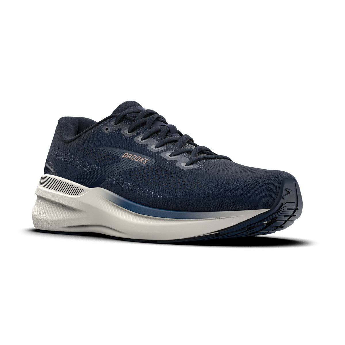 Brooks Men's Addiction GTS 16 NavyBlazer/Stucco/Grey