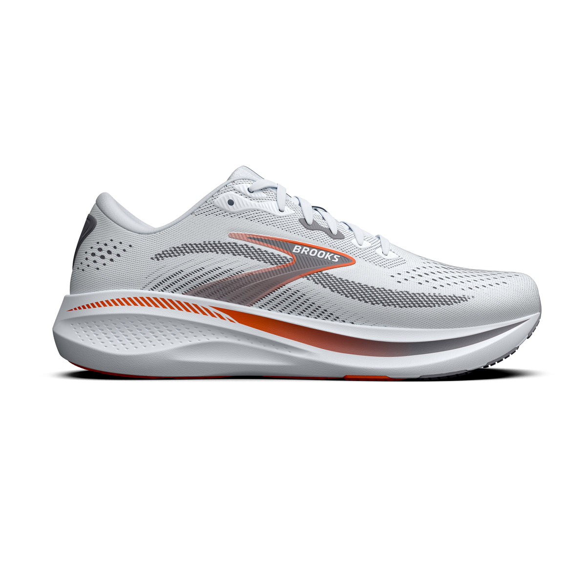 Brooks Men's Encore GTS White/NightOwl/RedOrange
