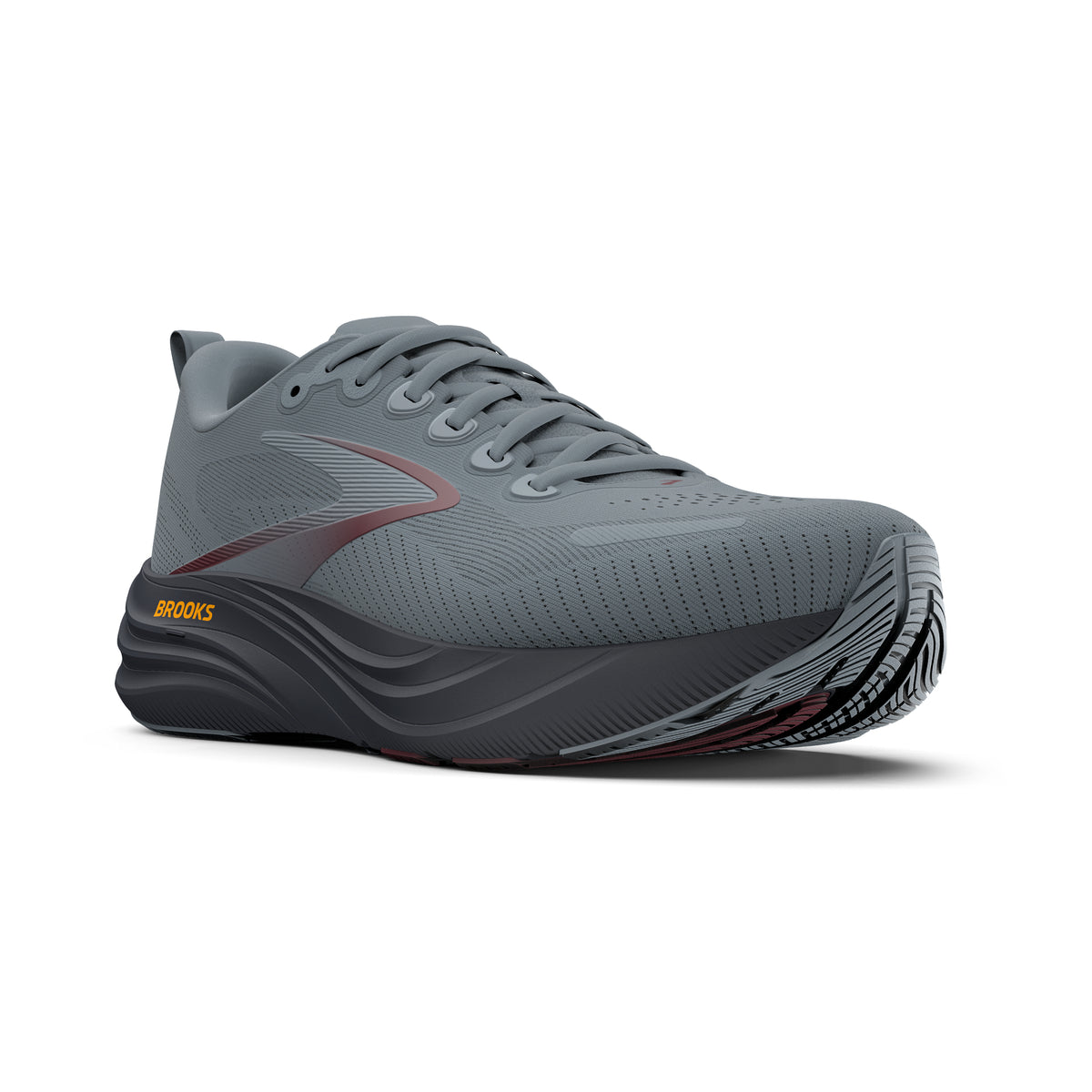 Brooks Men's Ghost 19 Primer/Mahogany/Zinnia