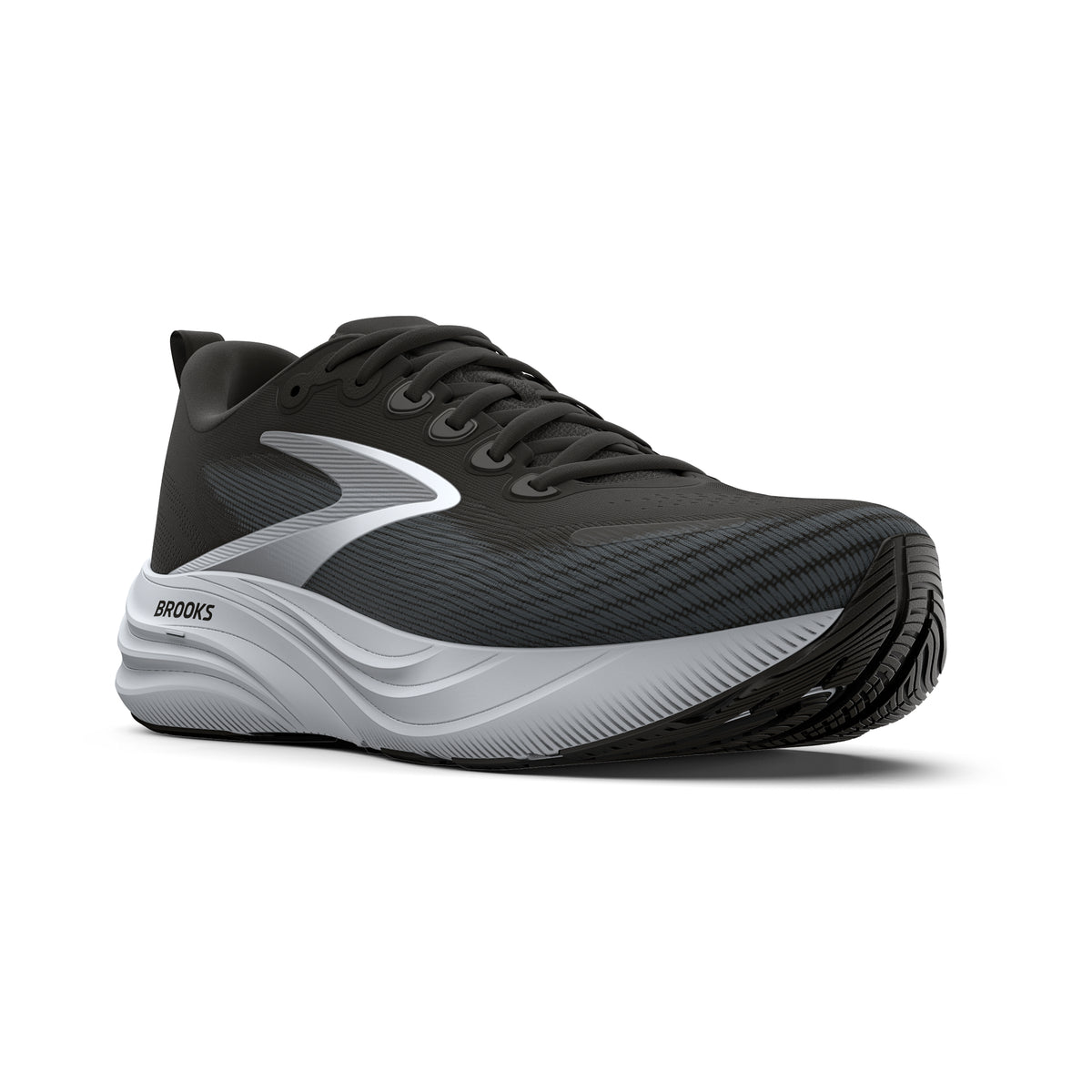 Brooks Men's Ghost 19 Black/Grey/White