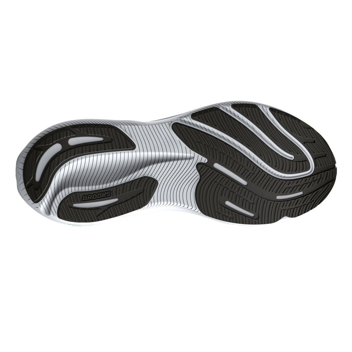 Brooks Men's Ghost 19 Black/Grey/White