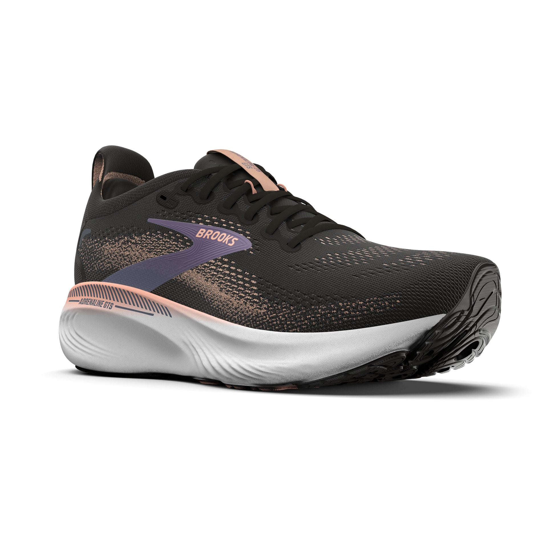 Brooks Adrenaline GTS 25 Black / Peach / Mulled Grape