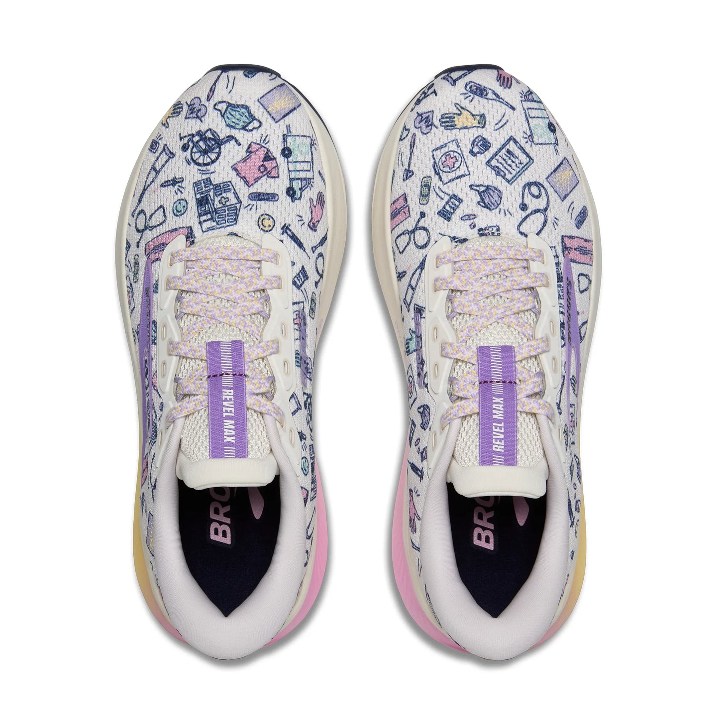 Brooks Revel Max Heros Whisper/Orchid/Lavender
