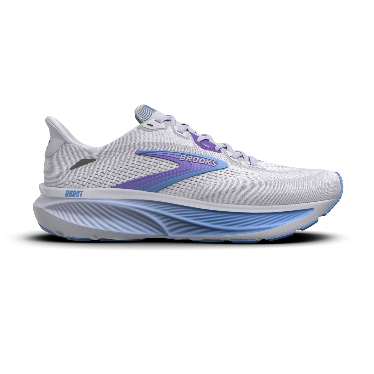 Brooks Women's Ghost 18 Silver/Cornflower/Bluewash