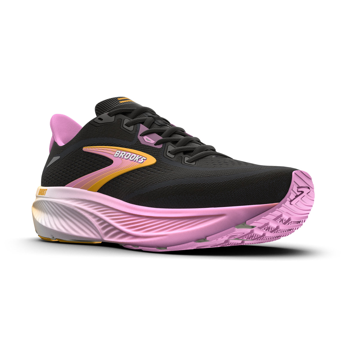 Brooks Women's Ghost 18 Black/OrangePop/Pink