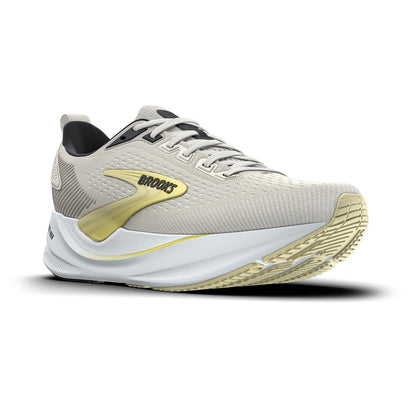 Brooks Women's Ghost Max 4 Tofu/CharcoalArt/Yellow