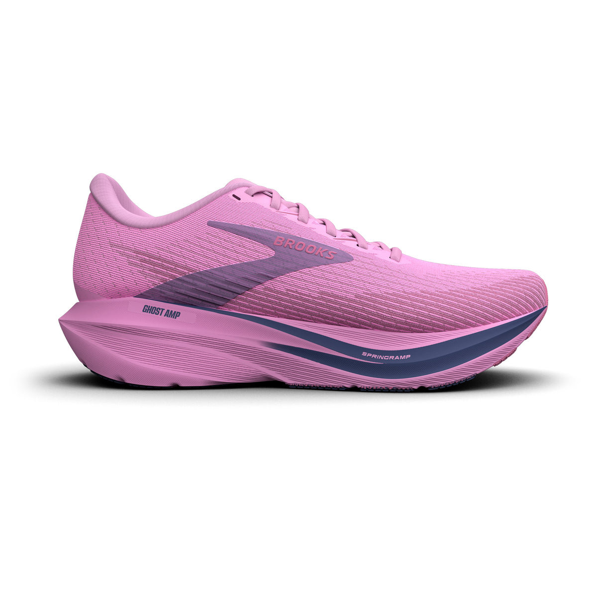 Brooks Women's Ghost Amp PopPink/Marlin