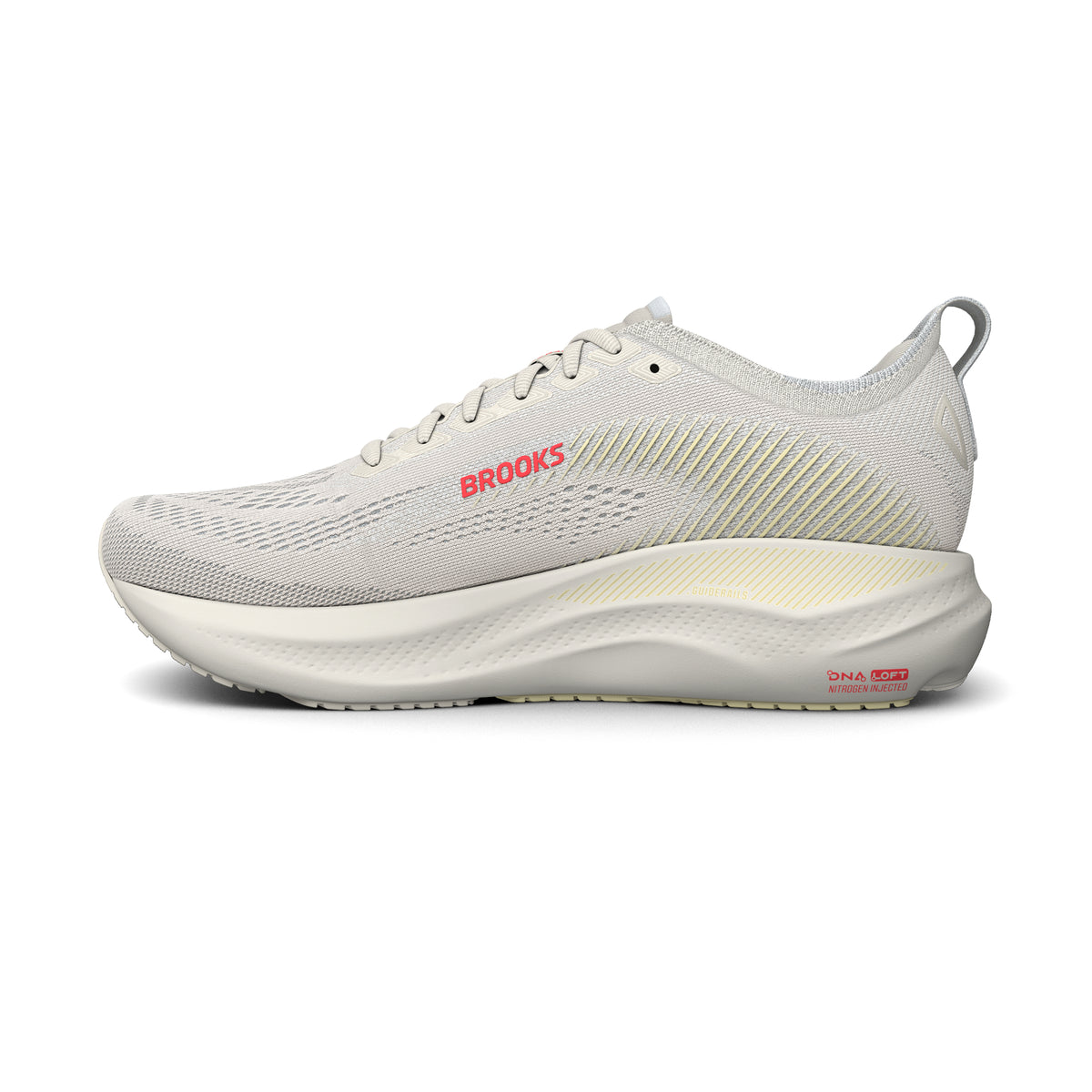 Brooks Women's Adrenaline GTS 26 Tofu/Yellow/FieryCoral