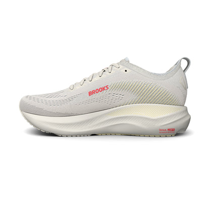 Brooks Women's Adrenaline GTS 26 Tofu/Yellow/FieryCoral