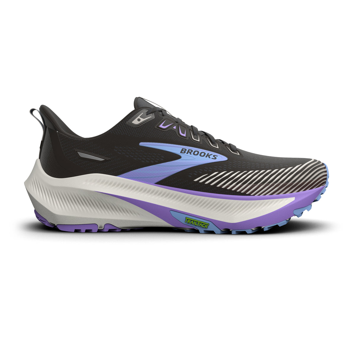 Brooks Women's Ghost Trail 2 Black/SilverCloud/Cornflower
