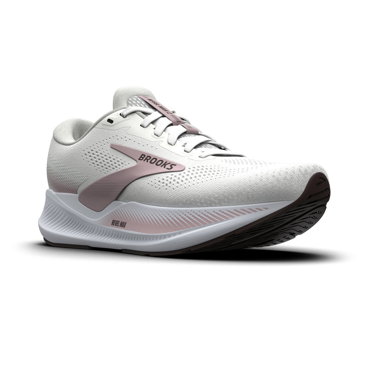 Brooks Women's Revel Max 2 White/Violet/CoffeeBean